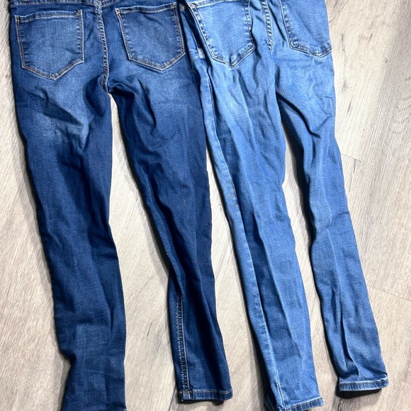 Girl Blue Jeans Bundle Set 4 Blue Jeans Size-8/10 (3)Jordache And (1) Wonder - Picture 4 of 6